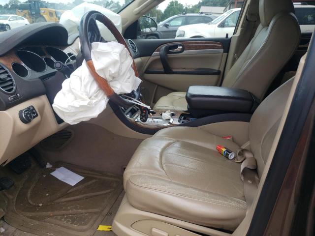 5GALRBED4AJ196452 - 2010 BUICK ENCLAVE CXL BROWN photo 7