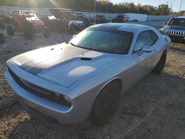 2C3CDYCJ9CH153663 - 2012 DODGE CHALLENGER SRT-8 SILVER photo 2