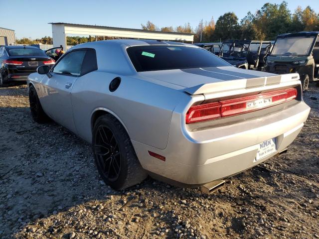 2C3CDYCJ9CH153663 - 2012 DODGE CHALLENGER SRT-8 SILVER photo 3