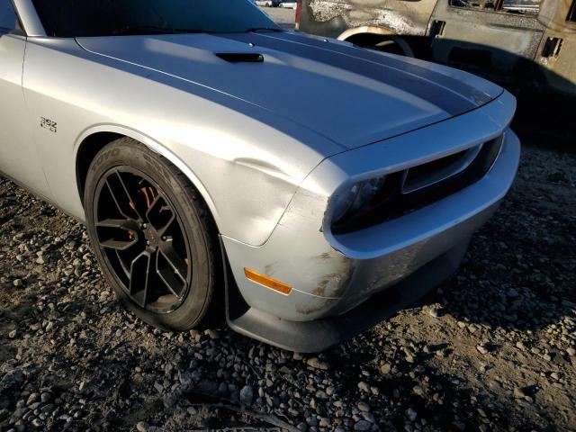 2C3CDYCJ9CH153663 - 2012 DODGE CHALLENGER SRT-8 SILVER photo 9