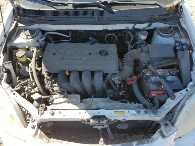 2T1KR32E68C701569 - 2008 TOYOTA COROLLA MA XR WHITE photo 11