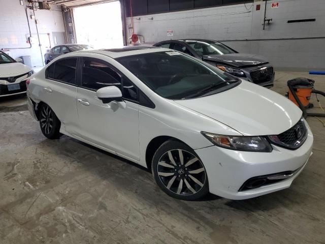 19XFB2F95FE086993 - 2015 HONDA CIVIC EXL თეთრი ფოტო 4