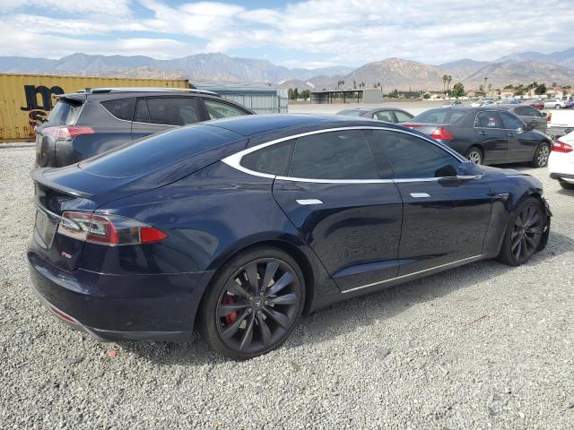 5YJSA1H19EFP57304 - 2014 TESLA MODEL S Mavi foto 3