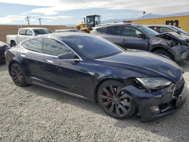 5YJSA1H19EFP57304 - 2014 TESLA MODEL S Mavi foto 4