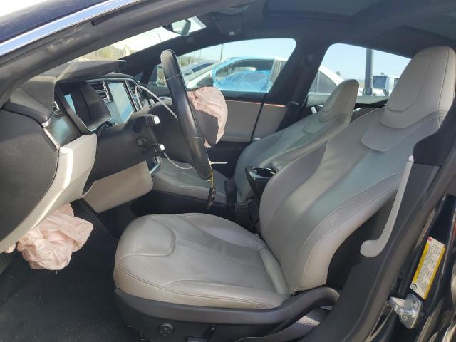 5YJSA1H19EFP57304 - 2014 TESLA MODEL S Mavi foto 7