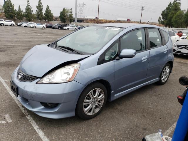 JHMGE8H57BC018543 - 2011 HONDA FIT SPORT BLUE photo 1