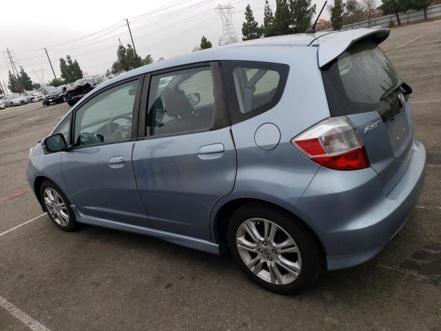 JHMGE8H57BC018543 - 2011 HONDA FIT SPORT BLUE photo 2