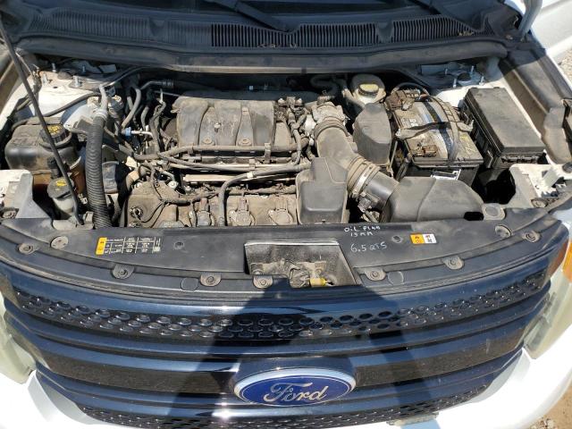 1FM5K7AR9DGA56193 - 2013 FORD EXPLORER POLICE INTERCEPTOR Ақ фото 12