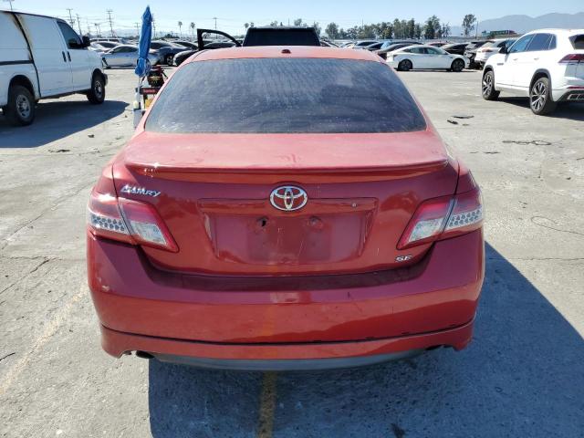 4T1BF3EK4BU615600 - 2011 TOYOTA CAMRY BASE წითელი ფოტო 6