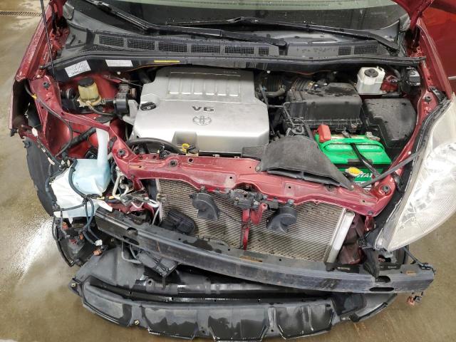 5TDDK4CC4AS028813 - 2010 TOYOTA SIENNA XLE RED photo 12