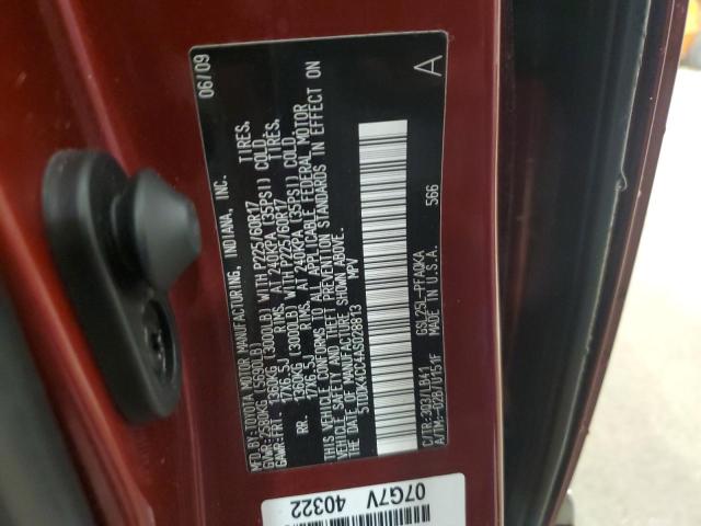 5TDDK4CC4AS028813 - 2010 TOYOTA SIENNA XLE RED photo 14