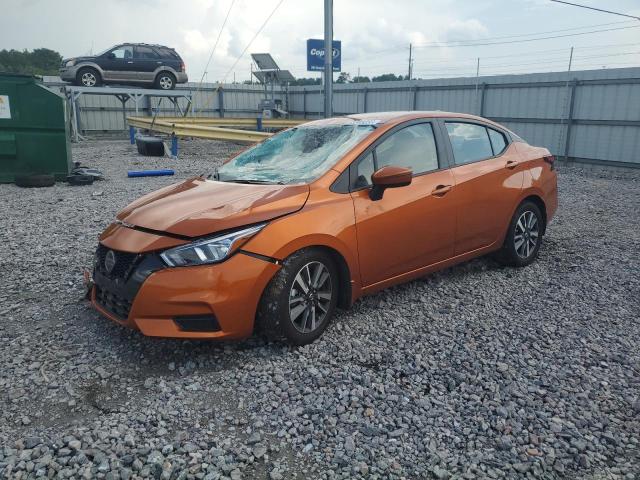 3N1CN8EV9ML924725 - 2021 NISSAN VERSA SV ORANGE photo 1