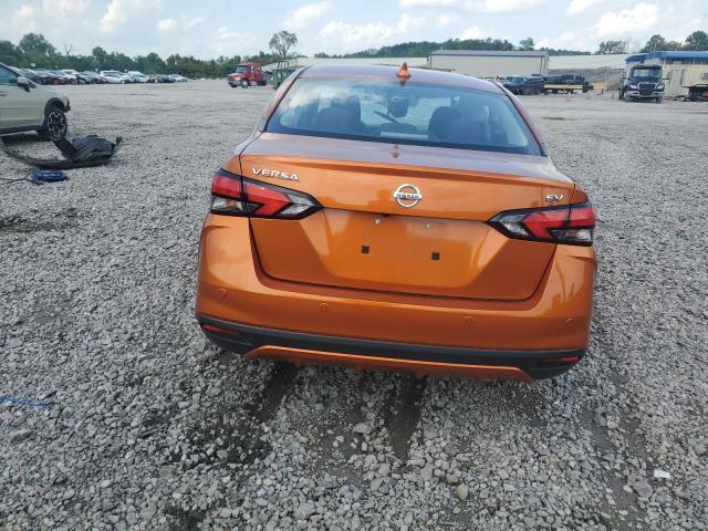 3N1CN8EV9ML924725 - 2021 NISSAN VERSA SV ORANGE photo 6