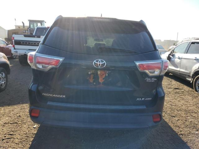 5TDJKRFH2GS301795 - 2016 TOYOTA HIGHLANDER XLE BLACK photo 6