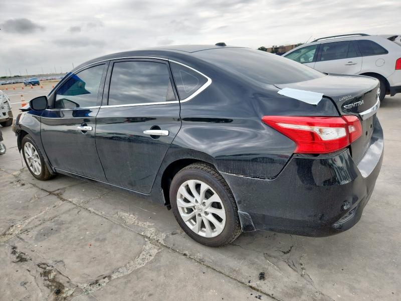 3N1AB7AP5KY376563 - 2019 NISSAN SENTRA S BLACK photo 2