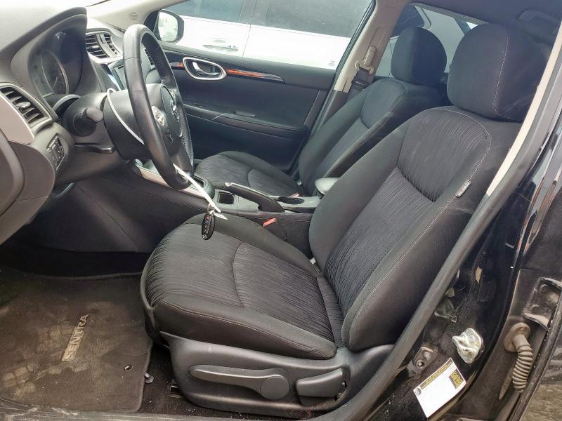 3N1AB7AP5KY376563 - 2019 NISSAN SENTRA S BLACK photo 7