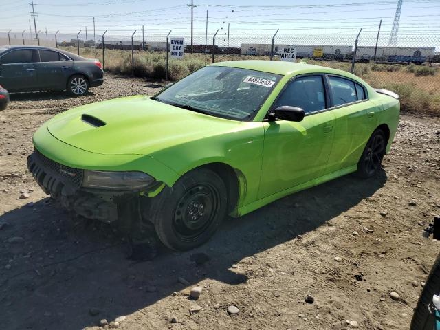 2C3CDXHG4KH626455 - 2019 DODGE CHARGER GT GREEN photo 1