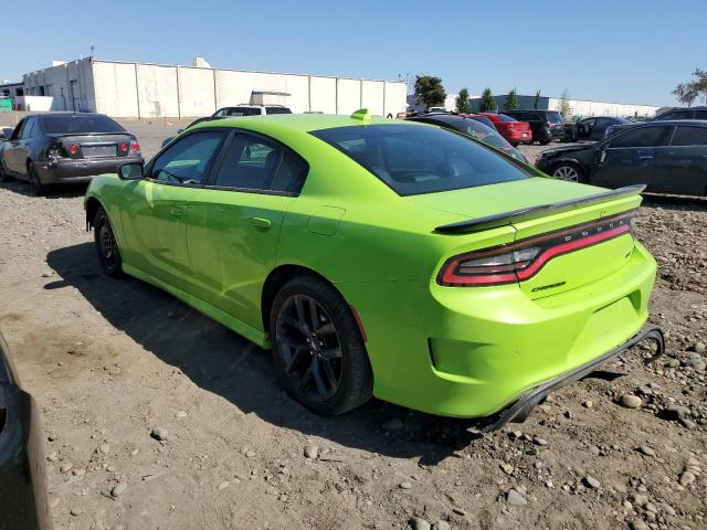 2C3CDXHG4KH626455 - 2019 DODGE CHARGER GT GREEN photo 2
