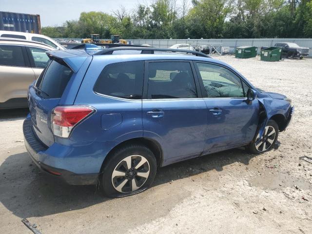 JF2SJAJC3HH411833 - 2017 SUBARU FORESTER 2.5I LIMITED BLUE photo 3