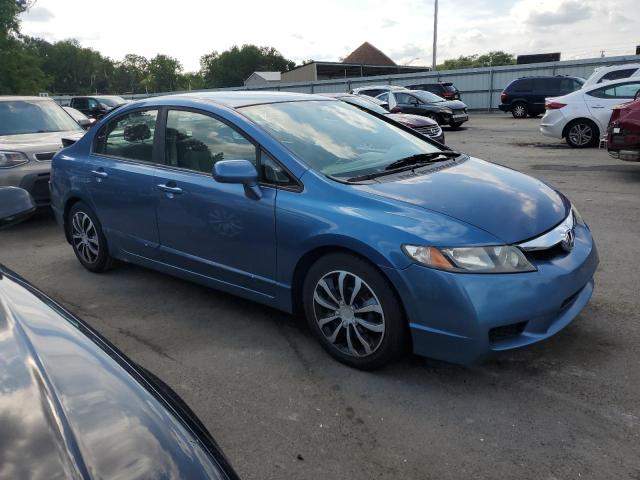 1HGFA16579L011056 - 2009 HONDA CIVIC LX BLUE photo 4