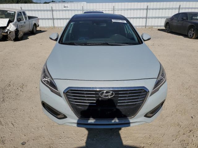 KMHE34L15GA008250 - 2016 HYUNDAI SONATA HYBRID SILVER photo 5