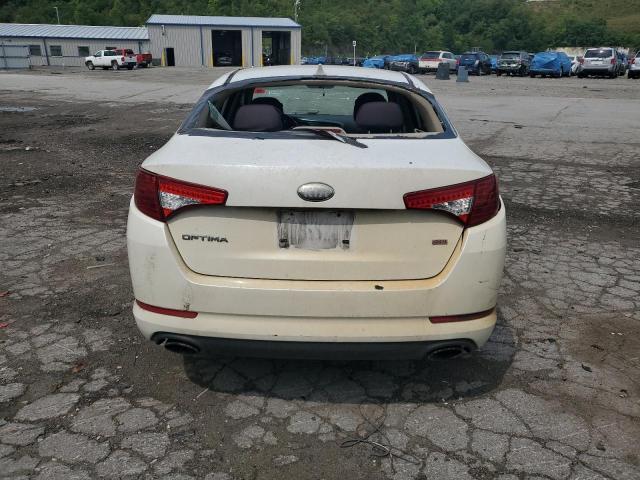 KNAGM4A71D5351527 - 2013 KIA OPTIMA LX WHITE photo 6