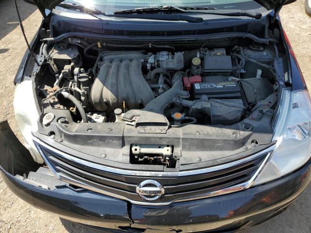 3N1BC1CP5CK801554 - 2012 NISSAN VERSA S BLACK photo 11