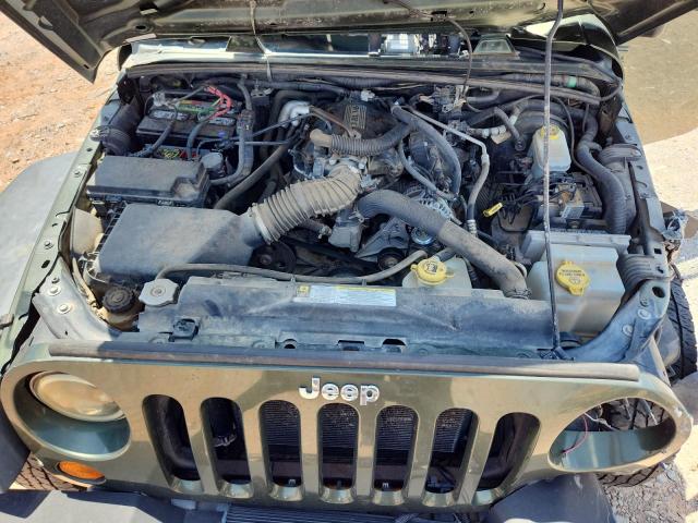 1J4FA24197L179387 - 2007 JEEP WRANGLER X Yaşıl foto 12