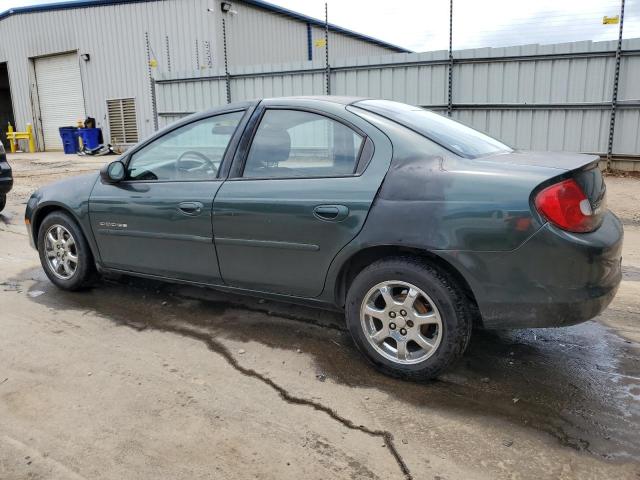 1B3ES46C91D238806 - 2001 DODGE NEON SE GREEN photo 2