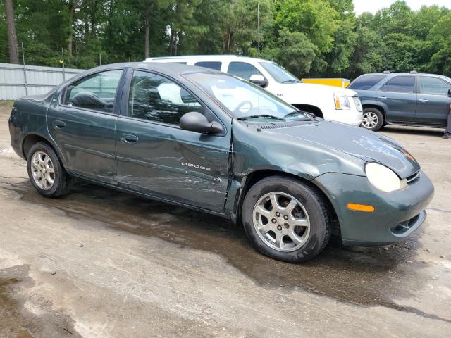 1B3ES46C91D238806 - 2001 DODGE NEON SE GREEN photo 4