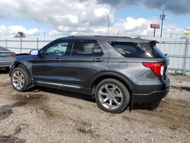 1FM5K8HC0LGA89959 - 2020 FORD EXPLORER PLATINUM GRAY photo 2