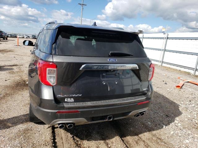 1FM5K8HC0LGA89959 - 2020 FORD EXPLORER PLATINUM GRAY photo 6