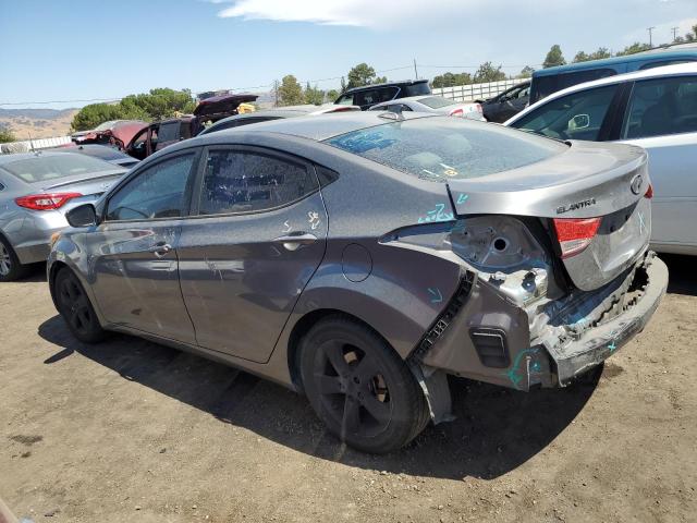 5NPDH4AE7DH434923 - 2013 HYUNDAI ELANTRA GLS GRAY photo 2