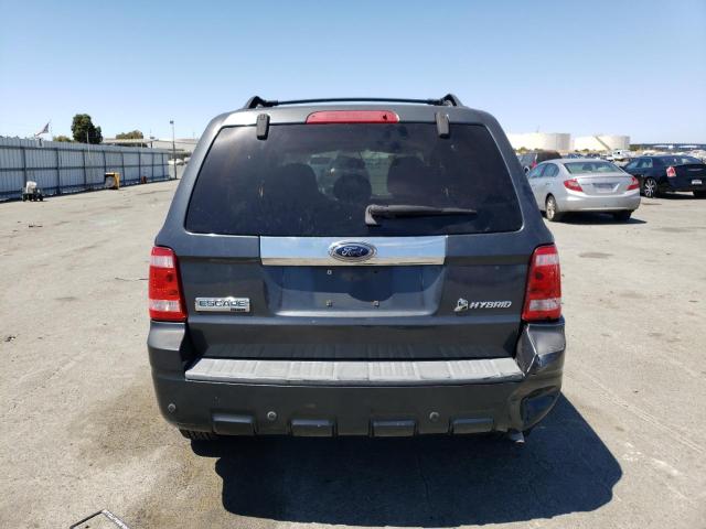 1FMCU49379KA17767 - 2009 FORD ESCAPE HYBRID GRAY photo 6