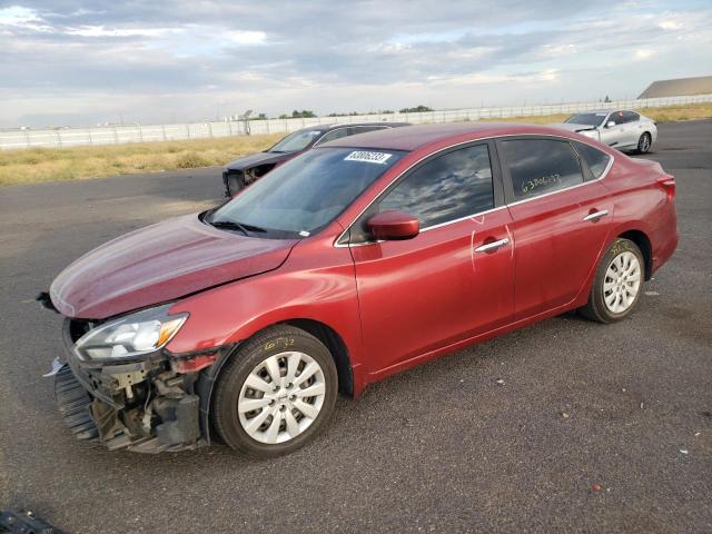 3N1AB7AP8GL653971 - 2016 NISSAN SENTRA S 红色 照片 1