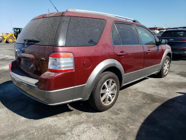 1FMDK02W88GA09282 - 2008 FORD TAURUS X SEL BURGUNDY photo 3