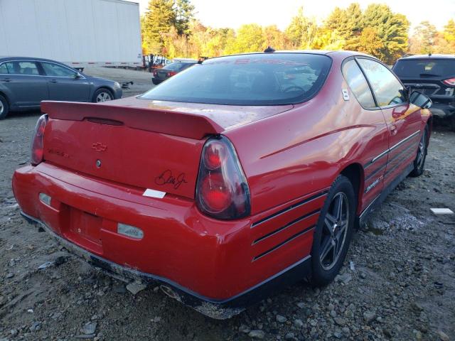 2G1WZ121949346967 - 2004 CHEVROLET MONTE CARL SS SUPERCHARGED RED photo 4