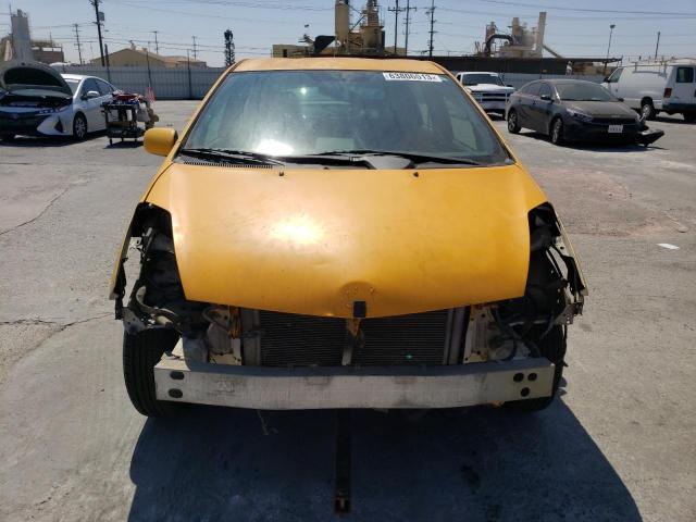 JTDKB20U987811591 - 2008 TOYOTA PRIUS YELLOW photo 5