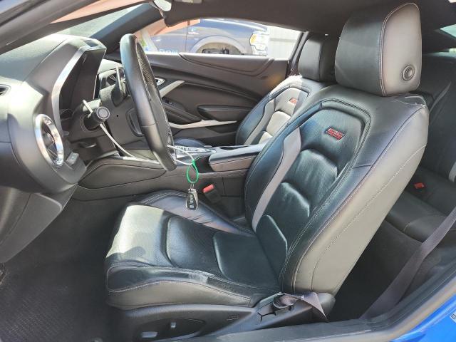 1G1FG1R76G0174623 - 2016 CHEVROLET CAMARO SS Bleu photo 7