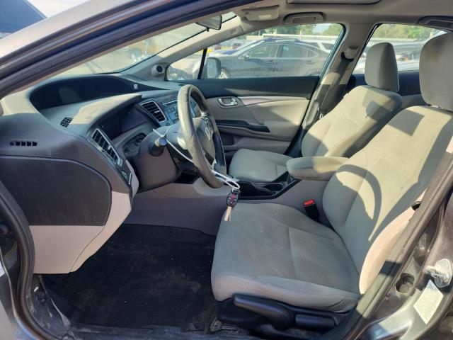 19XFB2F8XDE037289 - 2013 HONDA CIVIC EX Сұр фото 7