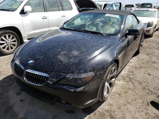 WBAEK73465B327373 - 2005 BMW 645 CI AUTOMATIC BLACK photo 2