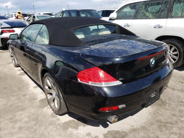 WBAEK73465B327373 - 2005 BMW 645 CI AUTOMATIC BLACK photo 3