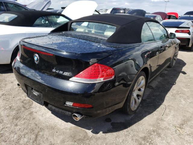 WBAEK73465B327373 - 2005 BMW 645 CI AUTOMATIC BLACK photo 4