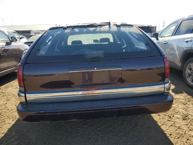 1G4BR82P5TR409128 - 1996 BUICK ROADMASTER BASE MAROON photo 6