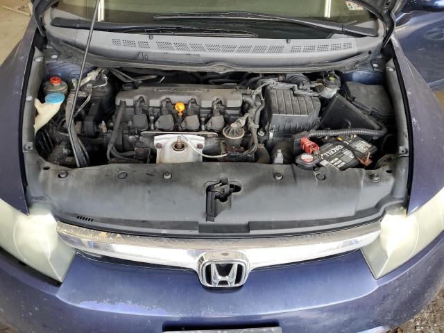 1HGFA16878L112462 - 2008 HONDA CIVIC EX BLUE photo 11