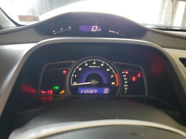 1HGFA16878L112462 - 2008 HONDA CIVIC EX BLUE photo 9