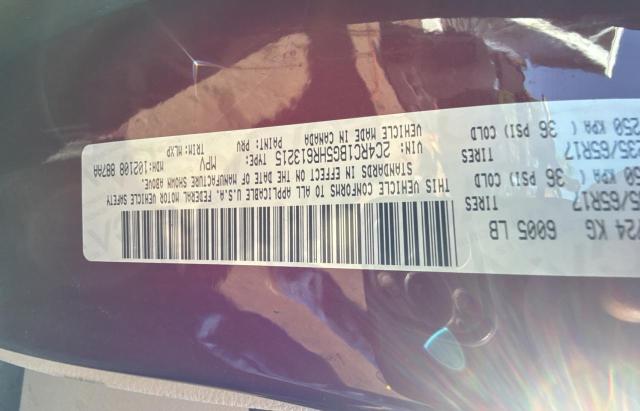 2C4RC1BG5HR613215 - 2017 CHRYSLER PACIFICA TOURING L BURGUNDY photo 10