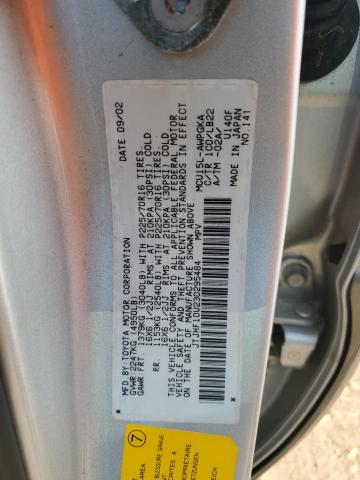 JTJHF10U230295484 - 2003 LEXUS RX 300 SILVER photo 12