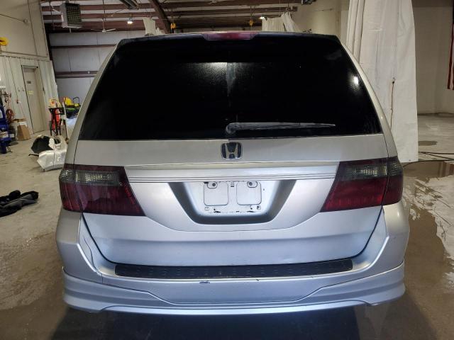 5FNRL38607B407210 - 2007 HONDA ODYSSEY EXL SILVER photo 6