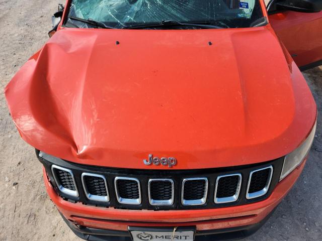 3C4NJDAB6MT537703 - 2021 JEEP COMPASS SPORT 橙色 照片 12